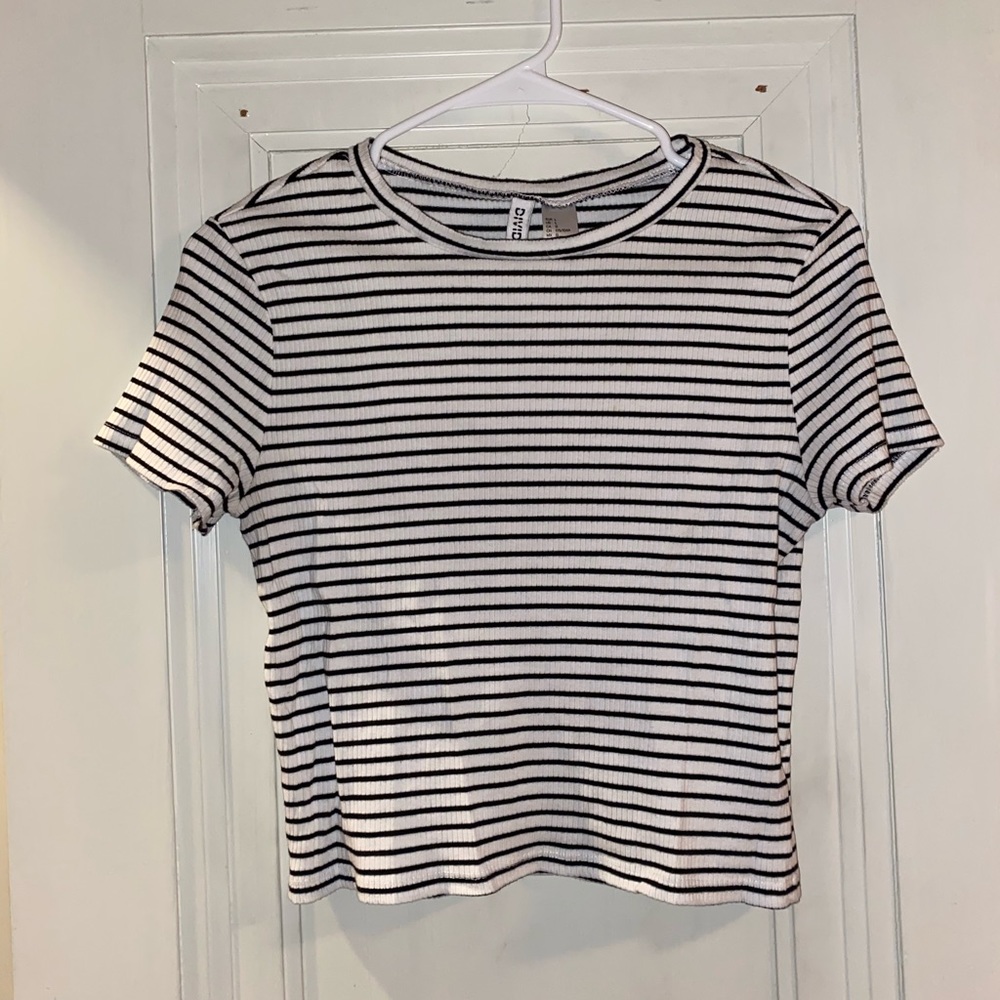 H&M ribbed crop top